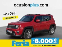 Rojo Usado 2020 Jeep Renegade Longitude SUV | 20.450 € (Precio justo)