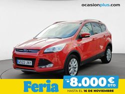 Rojo Usado 2016 Ford Kuga Titanium SUV | 11.750 € (Buen precio)