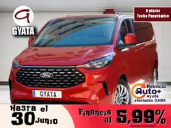 Rojo Usado 2024 Ford Tourneo Custom Titanium Monovolumen | 56.990 €