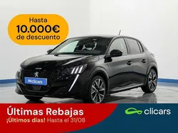 Negro Usado 2021 Peugeot e-208 GT Utilitario | 12.690 € (Precio justo)