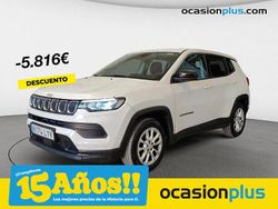 Blanco Usado 2022 Jeep Compass Longitude SUV | 19.980 € (Precio justo)