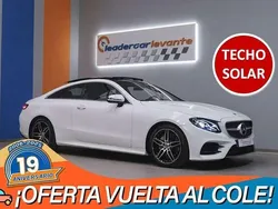 Blanco Usado 2018 Mercedes E220 Coupe | 30.900 € (Precio justo)