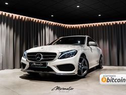 Blanco Usado 2015 Mercedes C220 AMG line Familiar | 22.800 € (Un poco caro)