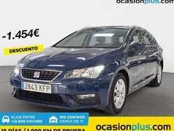 Azul Usado 2017 Seat Leon ST Style Familiar | 13.250 € (Precio justo)
