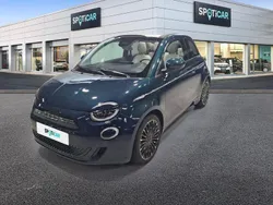 Azul Usado 2021 Fiat 500e La Prima Descapotable | 20.900 € (Precio justo)