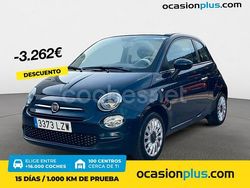 Azul Usado 2022 Fiat 500C Dolcevita Descapotable | 10.700 € (Precio justo)