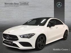 Blanco polar pintura unicolor Usado 2019 Mercedes CLA180 AMG line Berlina | 27.900 € (Caro)