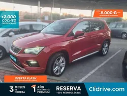 Rojo Usado 2018 Seat Ateca 4Drive SUV | 17.690 € (Precio justo)