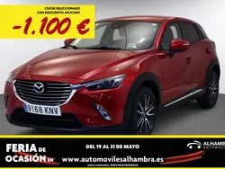 Rojo Usado 2018 Mazda CX-3 Luxury SUV | 15.890 € (Precio justo)