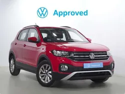 Rojo Usado 2021 VW T-Cross Advance SUV | 17.900 € (Precio justo)