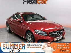 Rojo Usado 2018 Mercedes C220 Coupe | 27.990 € (Precio justo)