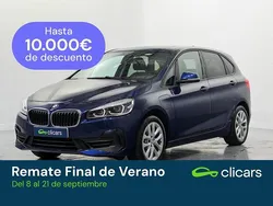 Azul Usado 2021 BMW 225 Active Tourer Monovolumen | 17.890 € (Buen precio)