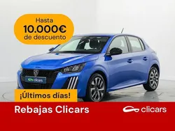 Azul Usado 2024 Peugeot 208 Active Utilitario | 14.990 € (Precio justo)