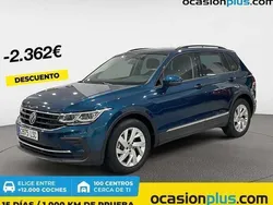Azul Usado 2021 VW Tiguan Life SUV | 23.628 € (Super precio)