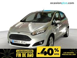 Gris plata Usado 2015 Ford Fiesta Trend Utilitario | 6450 € (Super precio)