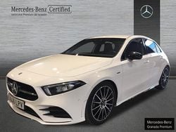 Blanco polar Usado 2021 Mercedes A200 AMG line Berlina | 29.900 € (Precio justo)