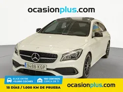 Blanco Usado 2016 Mercedes CLA220 AMG line Berlina | 23.590 € (Precio justo)