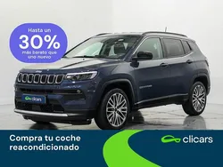 Azul Usado 2022 Jeep Compass Limited SUV | 22.990 € (Precio justo)