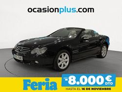 Negro Usado 2007 Mercedes SL500 Descapotable | 20.890 € (Buen precio)