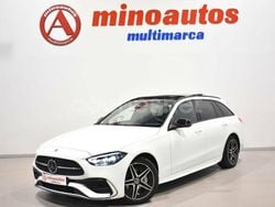 Blanco Usado 2023 Mercedes C300e AMG line Familiar | 39.990 € (Super precio)