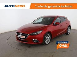 Rojo Usado 2017 Mazda 3 Luxury Utilitario | 13.199 € (Precio justo)