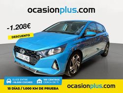 Azul Usado 2021 Hyundai i20 Berlina | 13.290 € (Precio justo)