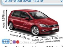 Blanco Usado 2018 VW Golf Sportsvan Advance Monovolumen | 16.500 € (Caro)