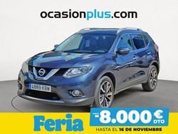 Azul Usado 2017 Nissan X-Trail Tekna SUV | 18.250 € (Precio justo)