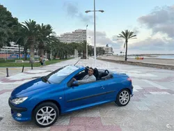 Azul Usado 2007 Peugeot 206 CC Descapotable | 3999 €