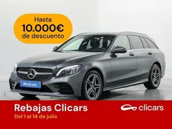 Gris Usado 2020 Mercedes C220 Familiar | 29.990 € (Buen precio)