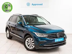 Azul Usado 2021 VW Tiguan Life SUV | 22.490 € (Buen precio)