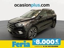 Negro Usado 2016 Ford Kuga ST-Line SUV | 14.900 € (Precio justo)