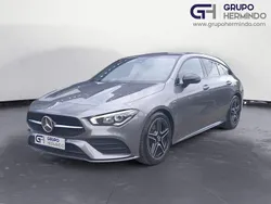 Gris / plata Usado 2021 Mercedes CLA200 Shooting Brake AMG line Familiar | 31.000 € (Precio justo)