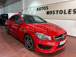Rojo Usado 2015 Mercedes CLA220 AMG line Berlina | 17.495 € (Precio justo)