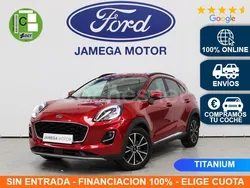 Rojo Usado 2020 Ford Puma Titanium SUV | 14.490 € (Precio justo)