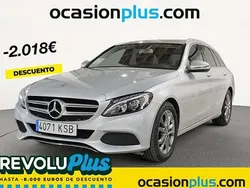 Plateado Usado 2019 Mercedes C220 Familiar | 19.364 €