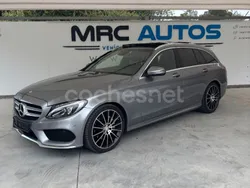 Gris / plata Usado 2016 Mercedes C220 AMG line Familiar | 24.500 € (Caro)