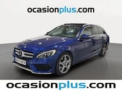 Azul Usado 2018 Mercedes C220 AMG Familiar | 22.710 € (Precio justo)