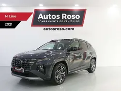 Gris Usado 2021 Hyundai Tucson N Line SUV | 25.490 € (Un poco caro)