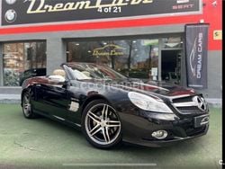 Negro Usado 2008 Mercedes SL350 Descapotable | 26.000 € (Caro)