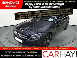 Gris / plata Usado 2021 Mercedes C300e Business Familiar | 25.690 € (Precio justo)