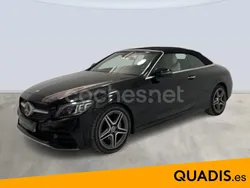 Negro Usado 2021 Mercedes C220 Descapotable | 43.400 € (Precio justo)