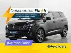 Negro Usado 2021 Peugeot 5008 GT Monovolumen | 23.990 € (Precio justo)