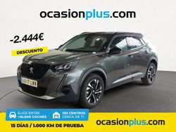 Gris / plata Usado 2022 Peugeot 2008 GT SUV | 17.100 € (Precio justo)