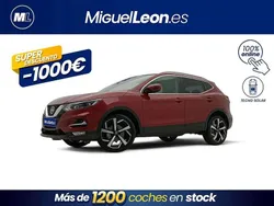 Rojo Usado 2019 Nissan Qashqai Tekna SUV | 15.985 € (Precio justo)