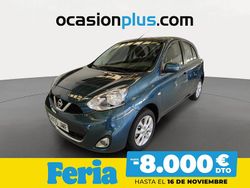 Azul Usado 2016 Nissan Micra Acenta Utilitario | 8650 € (Precio justo)