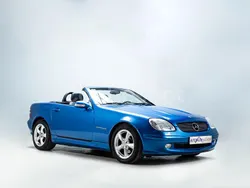 Azul Usado 2000 Mercedes SLK200 Descapotable | 13.900 €