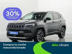 Gris Usado 2022 Jeep Compass Limited SUV | 22.990 € (Precio justo)