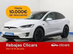 Blanco Usado 2020 Tesla Model X Long Range SUV | 53.490 € (Un poco caro)