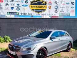 Gris / plata Usado 2016 Mercedes CLA200 Shooting Brake AMG line Familiar | 18.900 € (Caro)